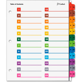 Cardinal OneStep Printable T.O.C. Divider 8.5