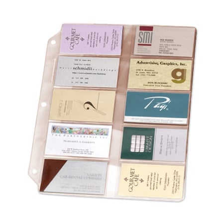 Business Card Refill Sheets, PK10 MPN:7856000