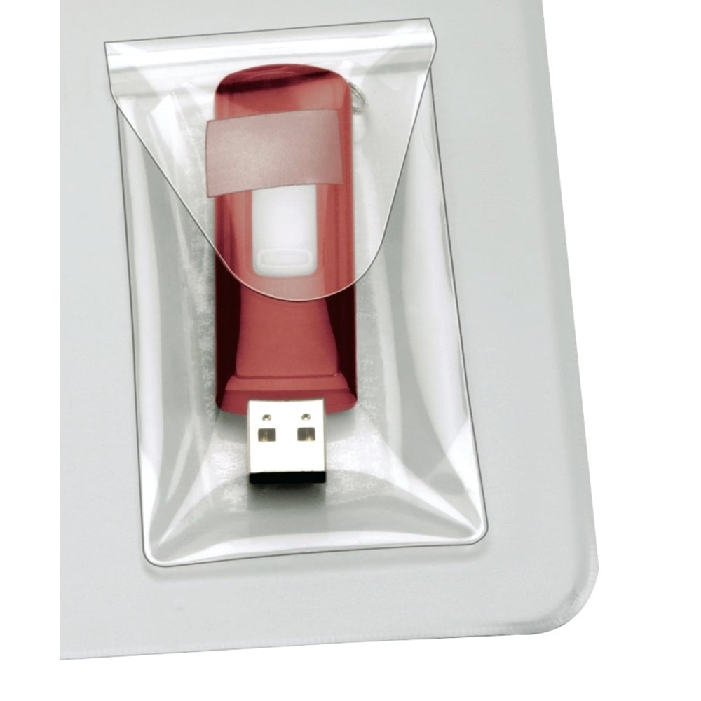 Cardinal Holdit! Clear USB Poly Pocket - Poly - Clear (Min Order Qty 7) MPN:21140
