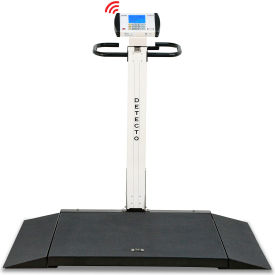 Detecto® Digital Wheelchair Scale Portable BT/WiFi 1000 lb. Cap. 32
