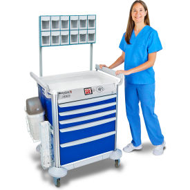 Detecto® MobileCare Electronic Medical Cart RFID Card Scan 27