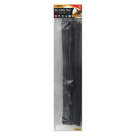 Cable Ties, Nylon, Natural, 100 pcs. MPN:32492