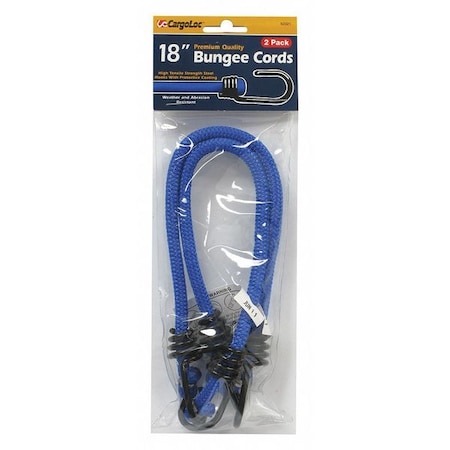 Bungee Cords, Blue, 18