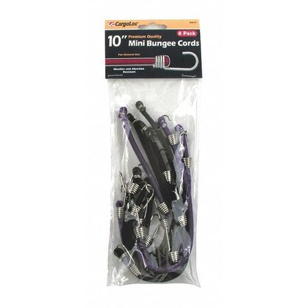 Molded Bungee Cords, 18 pcs. Injection MPN:84070