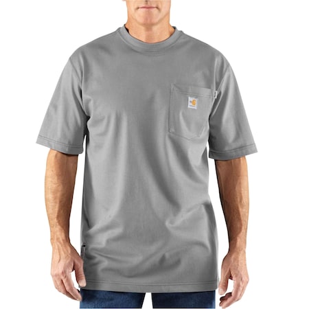 Men's Flame-Resistant T-Shirt, 8.9 cal/sq cm, L, Cotton MPN:100234-051