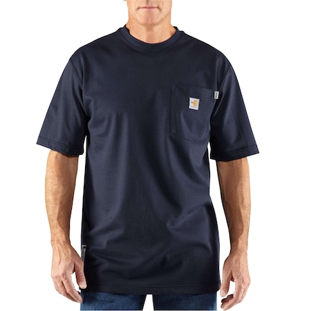 Men's Flame-Resistant T-Shirt, 8.9 cal/sq cm, L, Cotton MPN:100234-410