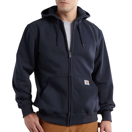 Men's Paxton Rain Defender Hooded Sweatshirt, 55% Cotton/45% Polyester, 13oz, New Navy, XL MPN:100614-472