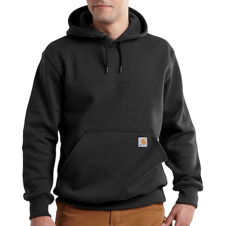 Men's Paxton Rain Defender Hooded Sweatshirt, 55% Cotton/45% Polyester, 13oz, Black, L MPN:100615-001