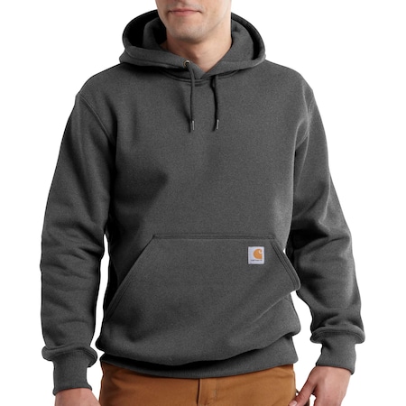 Men's Paxton Rain Defender Hooded Sweatshirt, 55% Cotton/45% Polyester, 13oz, Carbon Heather, 4XL MPN:100615-026