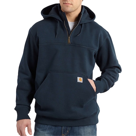 Men's Paxton Rain Defender Hooded Sweatshirt, 55% Cotton/45% Polyester, 13oz, New Navy, L MPN:100617-472