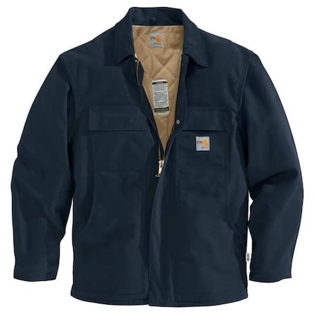 FR Coat, 54.3 cal/sq cm, 3XL, 13 oz 100% Cotton, Hook-and-Loop, Zipper Closure MPN:101618-410 3XL REG