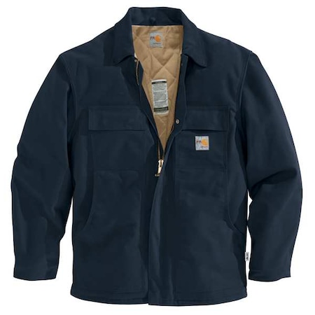 FR Coat, 54.3 cal/sq cm, M, 13 oz 100% Cotton, Hook-and-Loop, Zipper Closure MPN:101618-410 M REG
