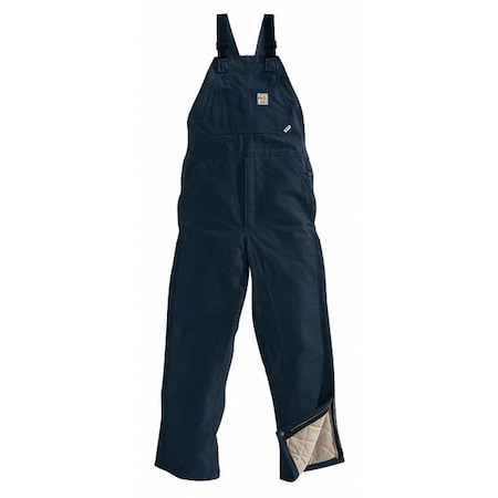 Bib Overalls, 54 cal/sq cm ATPV, 30 in Inseam, 100% Cotton, Snap MPN:101626-410 48 30