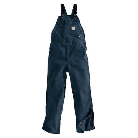 Bib Overalls, 16 cal/sq cm ATPV, 32 in Inseam, 100% Cotton, Snap MPN:101627-410 36 32