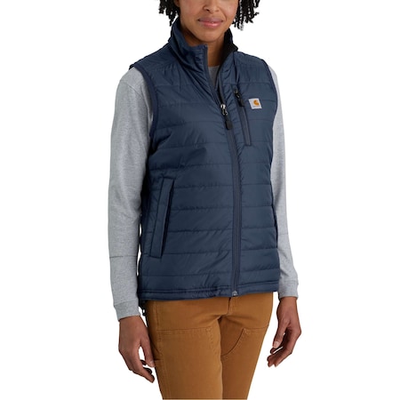 Women's Gilliam Insulated Vest, 100% Nylon Cordura, 1.8 oz, Navy, M MPN:104315-I26