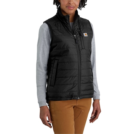 Women's Gilliam Insulated Vest, 100% Nylon Cordura, 1.8oz, Black, XL MPN:104315-N04