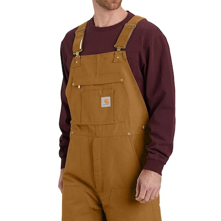 106672 Cotton, 12 oz Fabric Weight, 32 in Inseam, Brown, M MPN:106672-BRNMREG