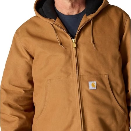 Men's Jacket, Cotton, Brown, 5XL MPN:106673-BRN5XLREG
