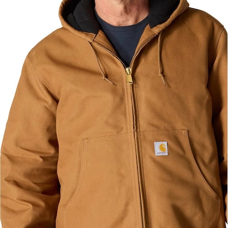 Men's Jacket, Cotton, Brown, S MPN:106673-BRNSREG