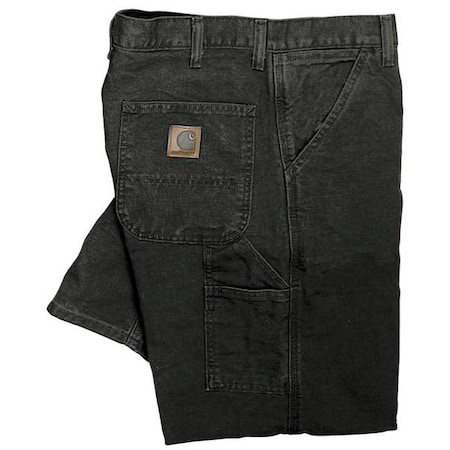 Men's Dungaree Work Pants, 40 in, Black, Cotton MPN:B11-BLK 40 36