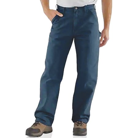 Men's Work Dungaree, 40 in, Midnight Blue, Cotton MPN:B11-MDT 28 32