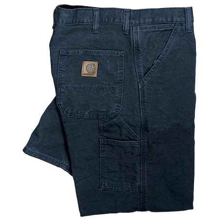 Men's Work Dungaree, 38 in, Midnight Blue, Cotton MPN:B11-MDT 38 34