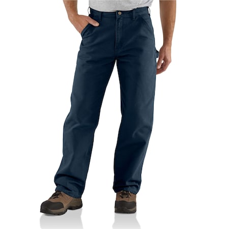 Mens Loose Straight Dungaree, 12oz 100% Cotton Washed Duck, Midnight, 32 in x 32 in MPN:B11-MDT