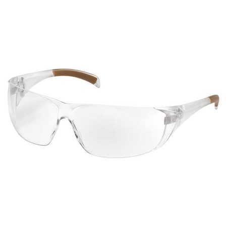Billings, Safety Glasses, Anti-Scratch, Clear Lens, Clear Frame, Frameless MPN:CH110S