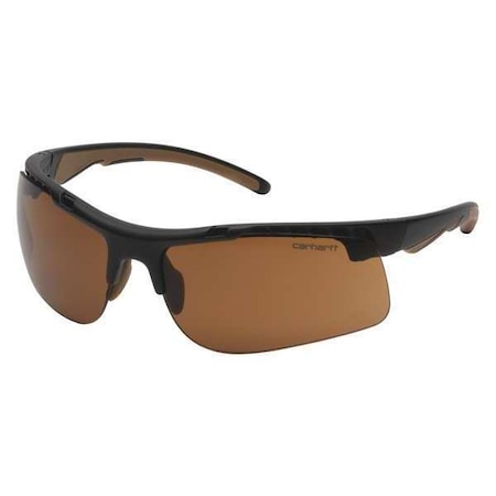 Rockwood, Safety Glasses, Anti-Fog, Anti-Static & Anti-Scratch, Amber Lens, Black, Tan Frame MPN:CHB718DTCC