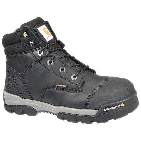 Men's 6-Inch Work Boot, 12, Composite Toe, 6 in H, Black, CME6351 MPN:CME6351