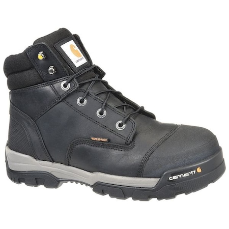 Men's 6-Inch Work Boot, 10, Composite Toe, 6 in H, Black, CME6351 MPN:CME6351