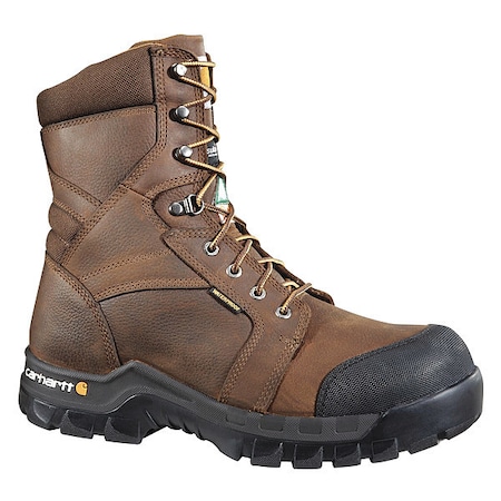 Men's 8-Inch Work Boot, 8 1/2, Composite Toe, 8 in H, Brown, CMR8939 MPN:CMR8939 8.5W