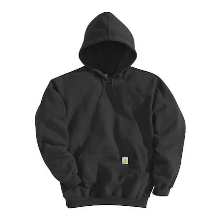 Hooded Swtshrt, Blk, 50Cotton/50PET, M MPN:K121-BLK MED REG