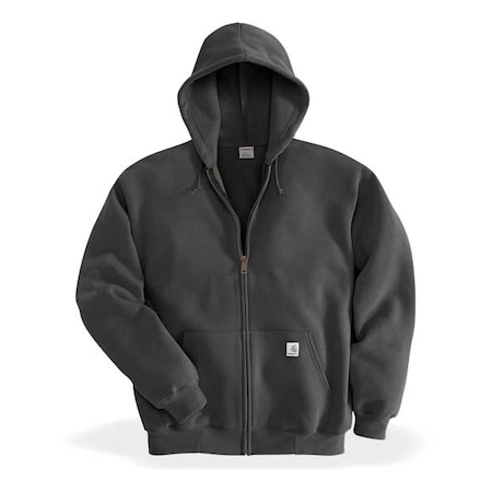 Hooded Swtshrt, Blk, 50Cotton/50PET, L MPN:K122-BLK LRG REG