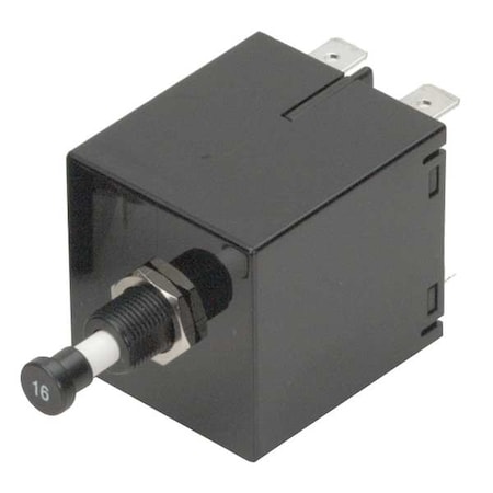 Circuit Breaker, M Series, 5A, 1 Pole, 250V AC, 1.5kA at 120V AC, C Curve MPN:MU1-B-34-450-1-C21-B-E