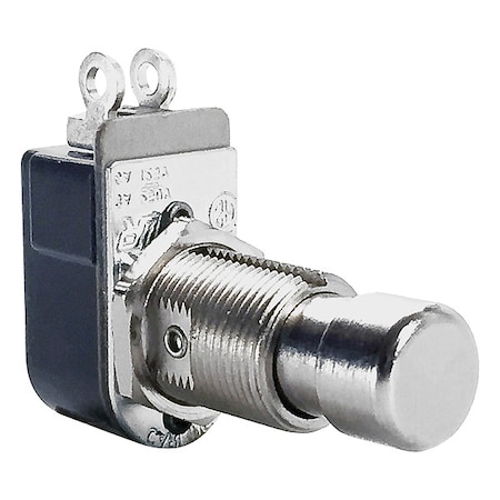 Miniature Push Button Switch, Extended, Maintained Action, Not Applicable Release, Non-Illuminated MPN:110-SP
