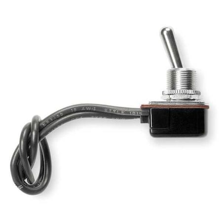 Toggle Switch, SPST, 2 Connections, On/Off, 3A at 250V AC, 6A at 125V AC MPN:111-16-73