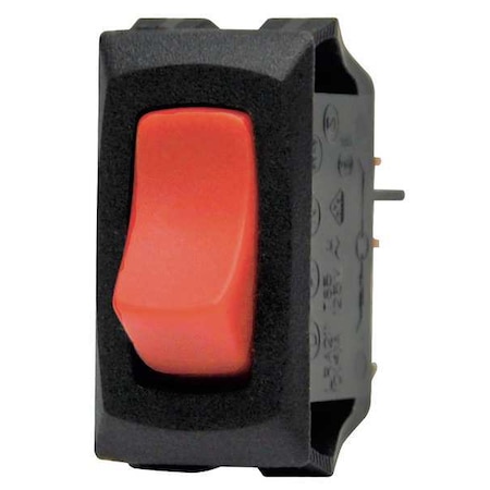 LightedRockerSwtch, Lens, Neon, Red, Off/On MPN:LRA911-RS-B/120N