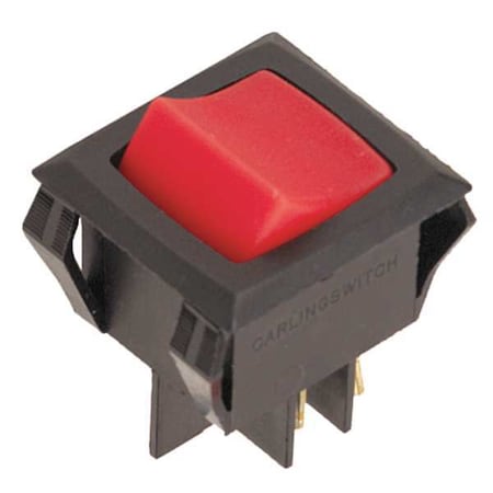Lighted Rocker Switch, DPST, 4 Connections MPN:LRGSCK611-RS-BO/125N