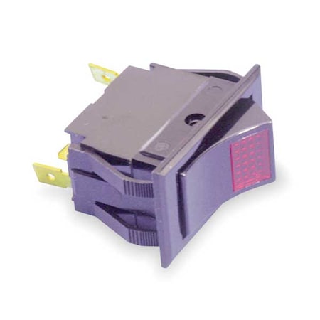 Lighted Rocker Switch, SPST, 3 Connections MPN:LTILA51-6S-BL-RC-NBL/125N