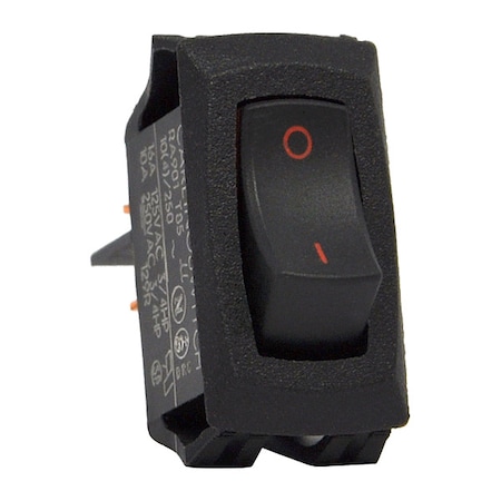 RockerSwitch, NoLens/Lamp, Black, Off/On MPN:RA911VBB1VXG