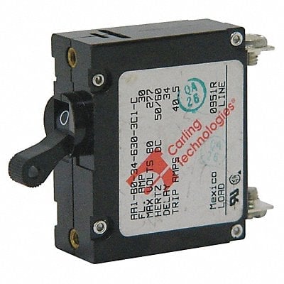 Circuit Breaker 5A Magnetic 250/277VAC MPN:AA1-B0-34-450 -5D1-C