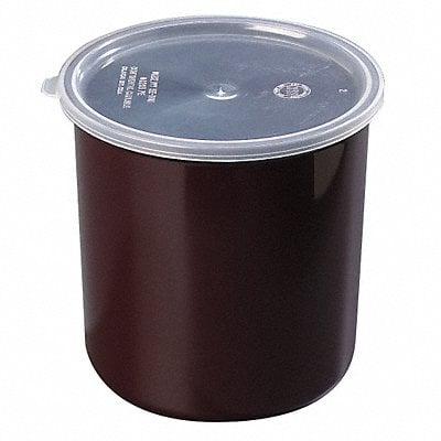 Poly-Tuf Crock w/Lid 2.7 qt. Brown PK6 MPN:0302GR01