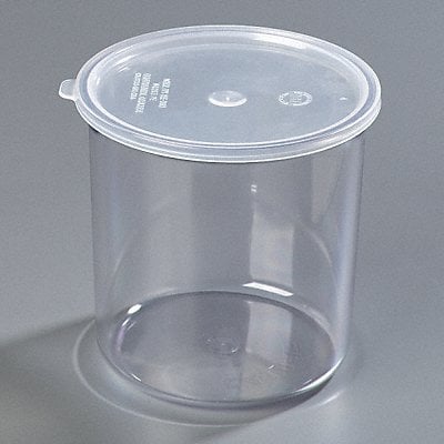 Poly-Tuf Crock w/Lid 2.7 qt. Clear PK6 MPN:0302GR07