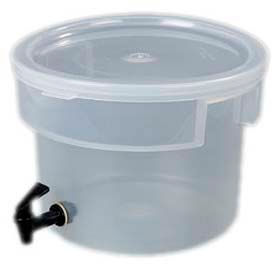 Carlisle 221930 - Beverage Dispenser Only/No Base 3-Gallons Capacity Translucent Bowl And Cover 221930