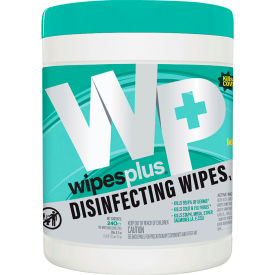 WipesPlus® Disinfecting Surface Wipes Lemon Scent 240 Wipes/Canister 33900