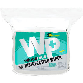 WipesPlus® Disinfecting Surface Wipes Lemon Scent 800 Wipes/Bag 37301