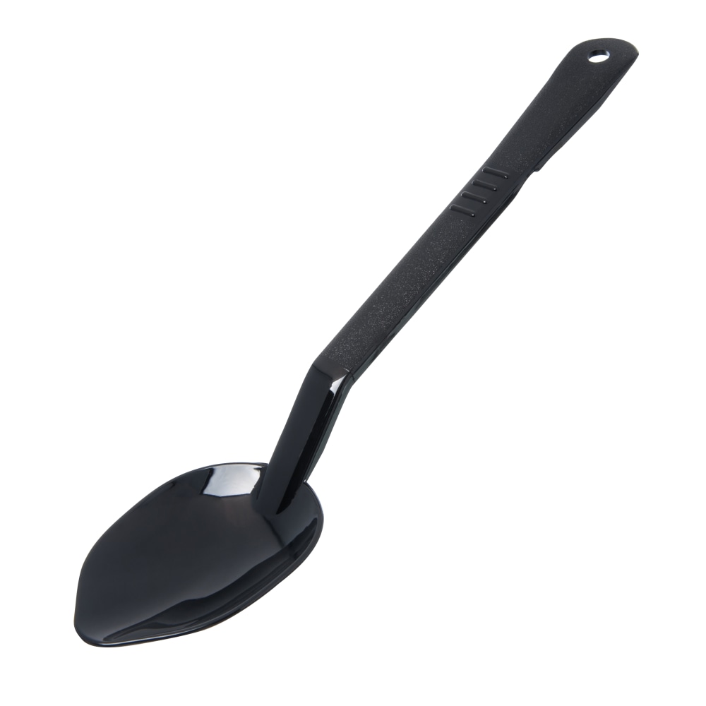 Carlisle Solid High-Heat Serving Spoons, 13inL, Black, Pack Of 12 MPN:442503
