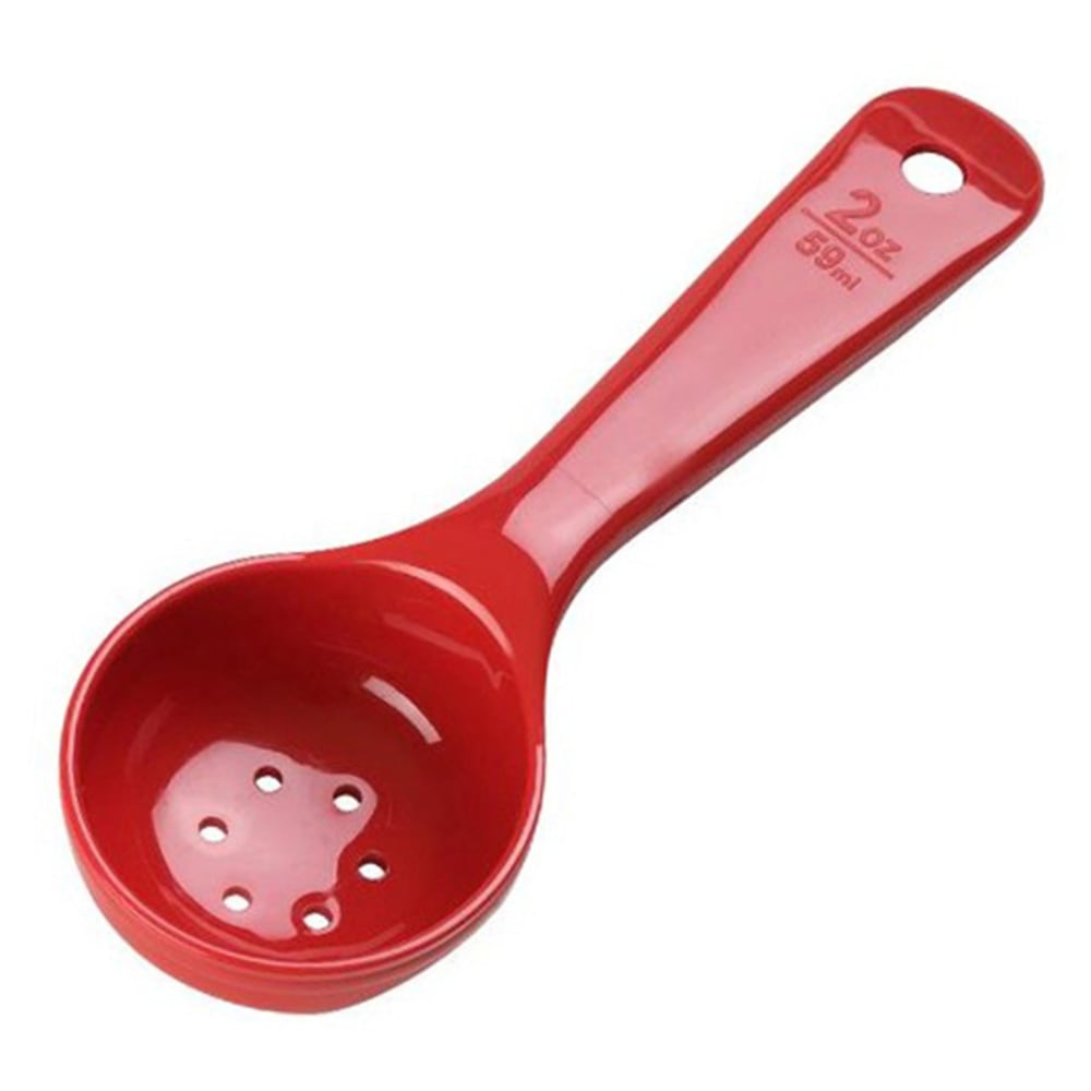 Carlisle Measure Miser Portion Spoon, 2 Oz, Red MPN:496205