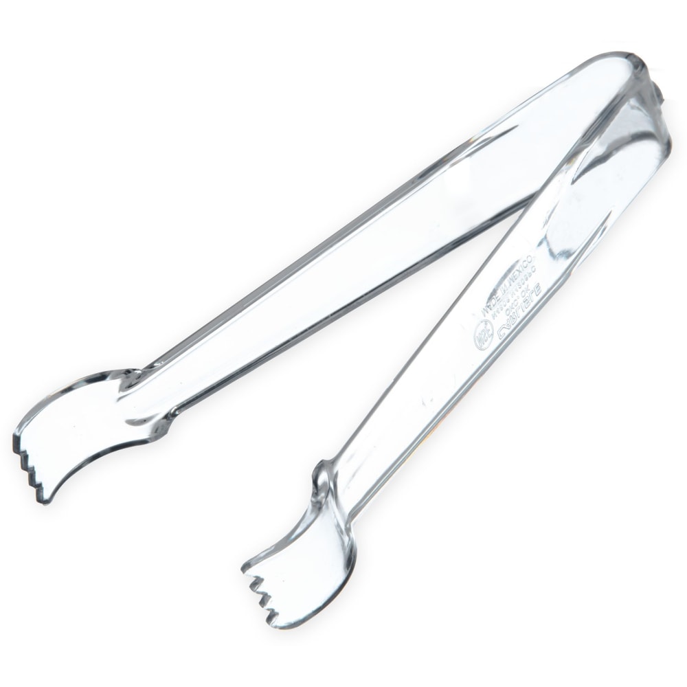 Hoffman Serving Tongs, Clear, 6in, Pack Of 12 Tongs MPN:CL420607